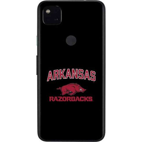 University of Arkansas-Fayetteville Razorbacks Black Google Pixel 4a Skin